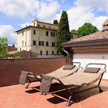 Apartamento Luglie 360° panoramic terrace Siena Exterior foto